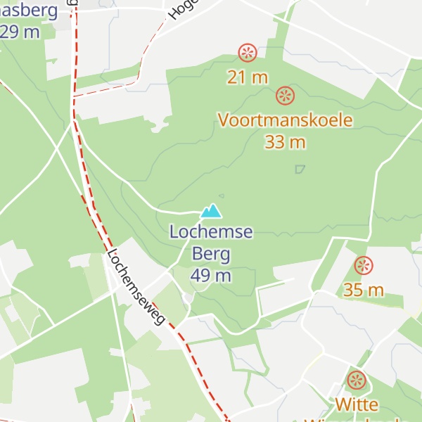 Map of Lochemse Berg