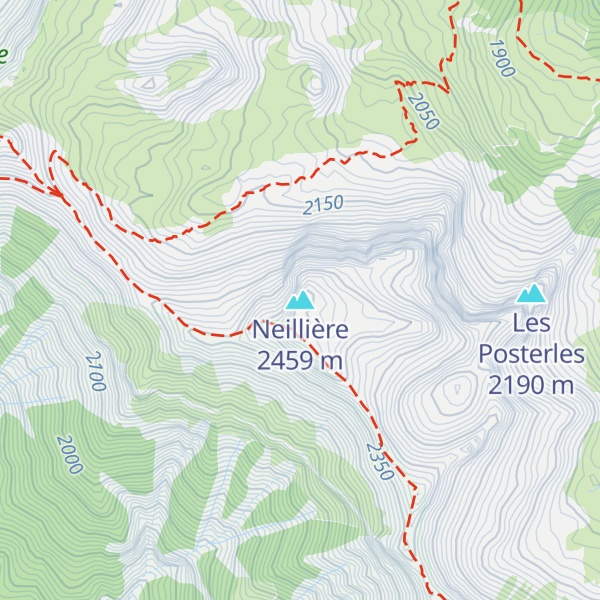 Map of Neillière