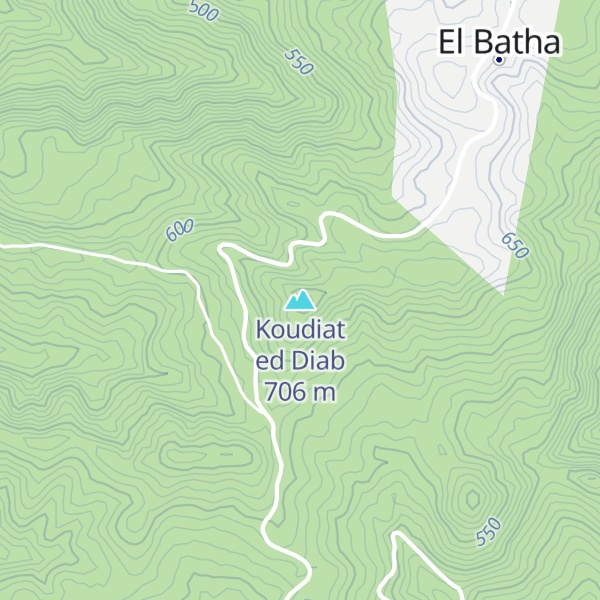 Map of Koudiat ed Diab