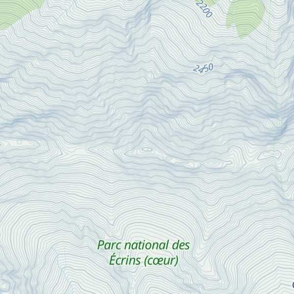Map of Tête de la Canonnière