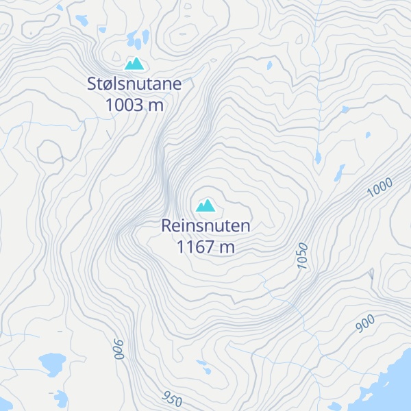 Map of Reinsnuten
