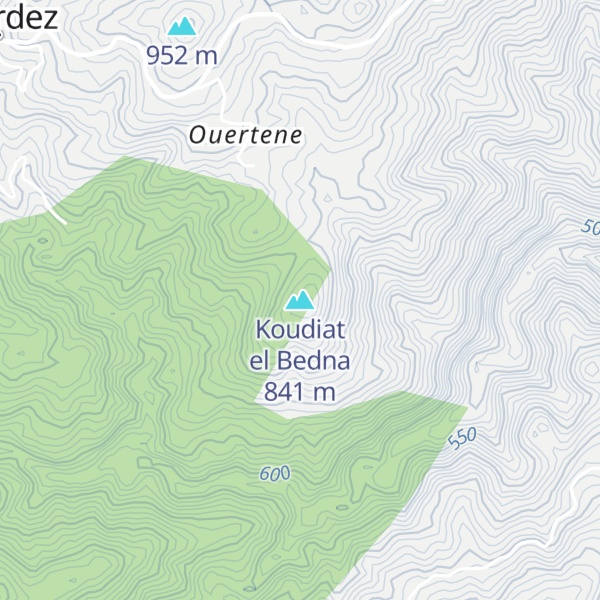 Map of Koudiat el Bedna