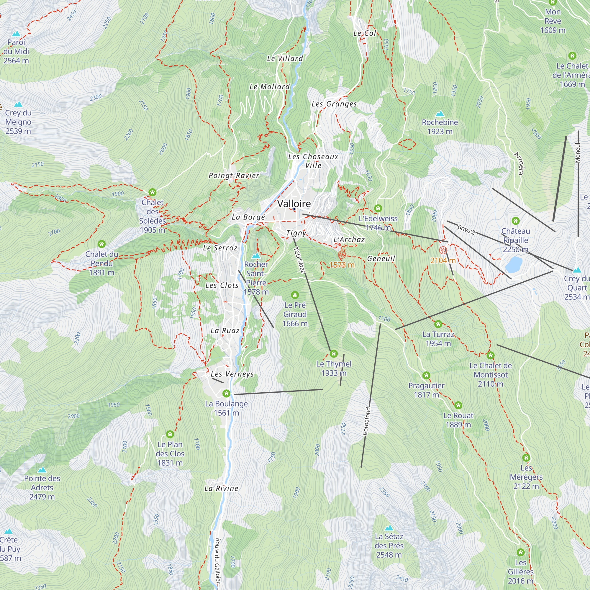 Le Pré Giraud map