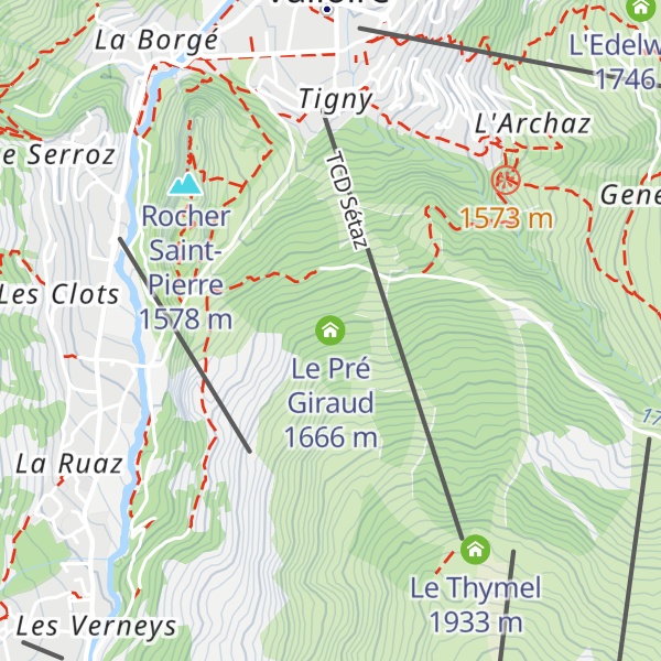 Map of Le Pré Giraud