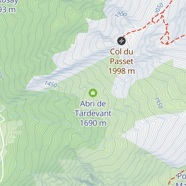 Map of Abri de Tardevant
