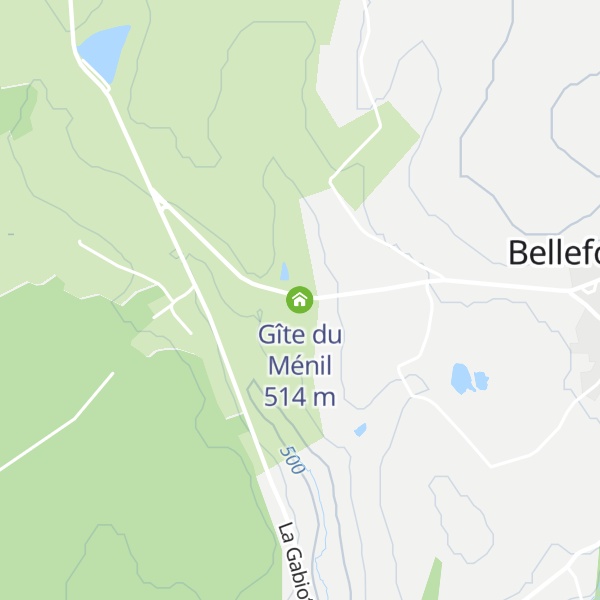 Map of Gîte du Ménil