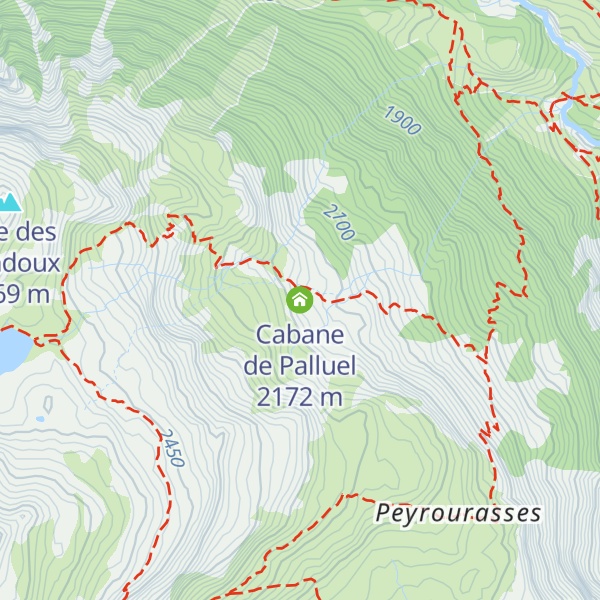Map of Cabane de Palluel