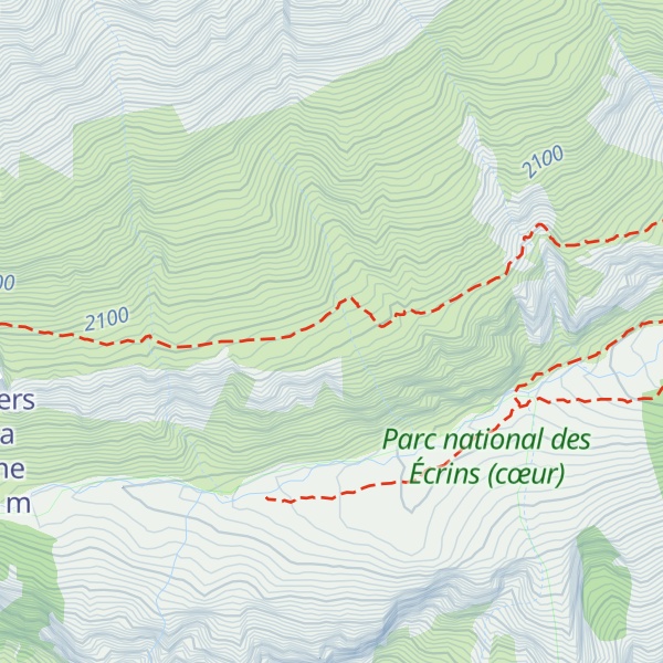 Map of Cabane de la Balme
