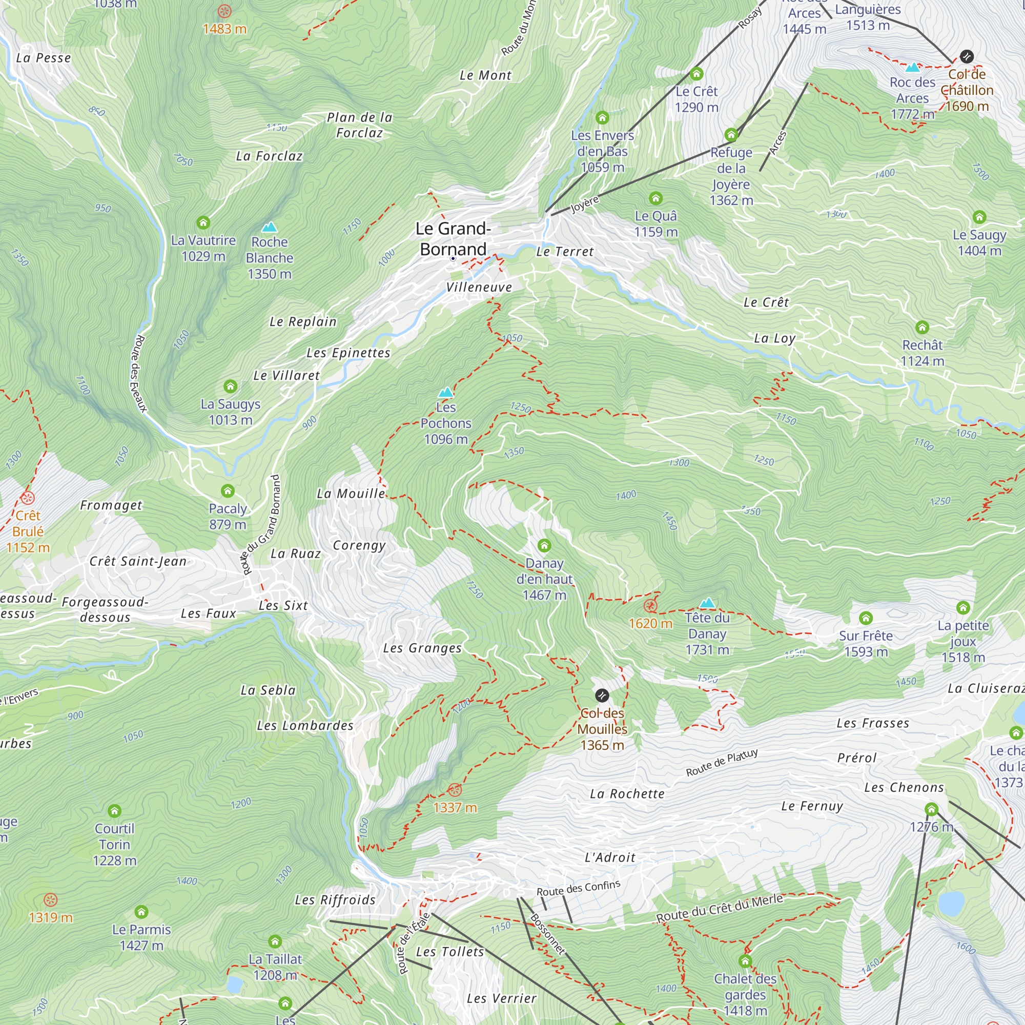 Danay d'en bas map