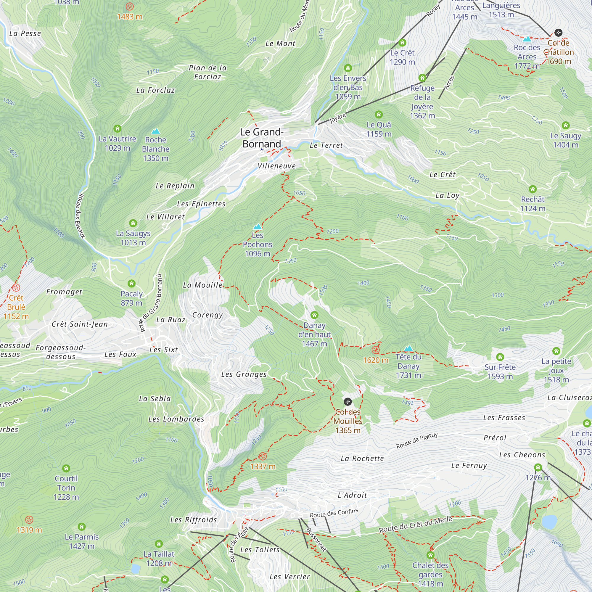 Danay d'en bas map