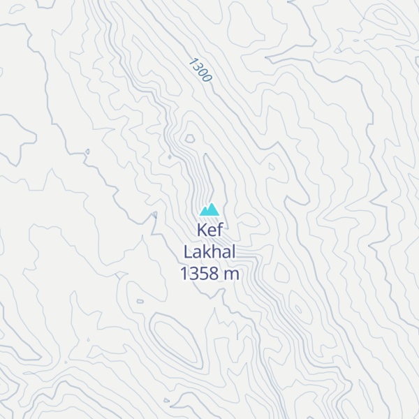Map of Kef Lakhal