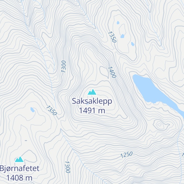Map of Saksaklepp