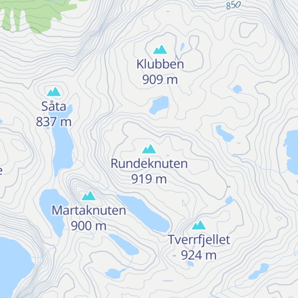 Map of Rundeknuten