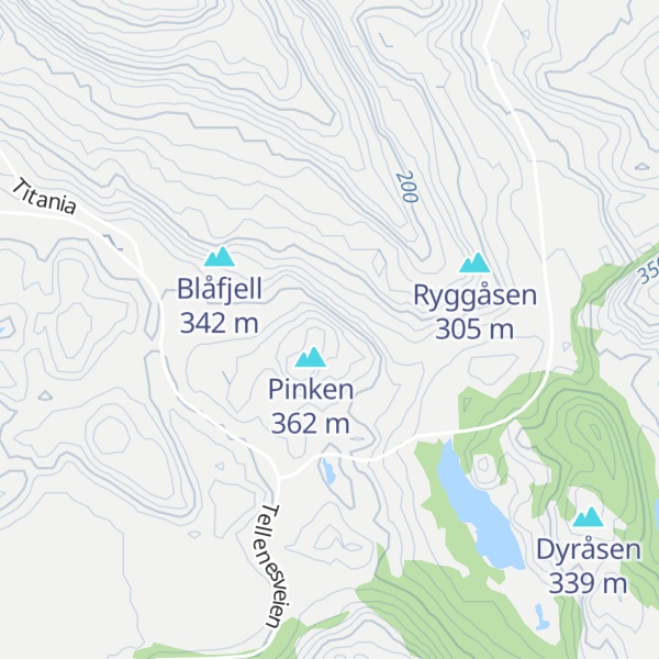 Map of Skogestad-vollen