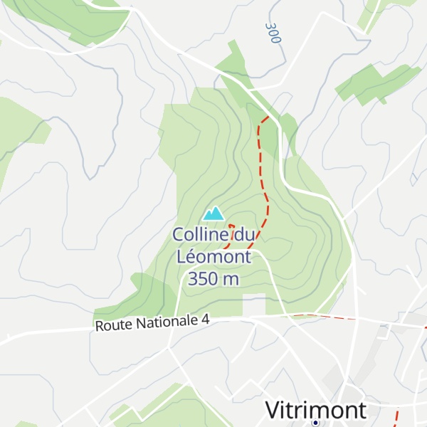 Map of Colline du Léomont