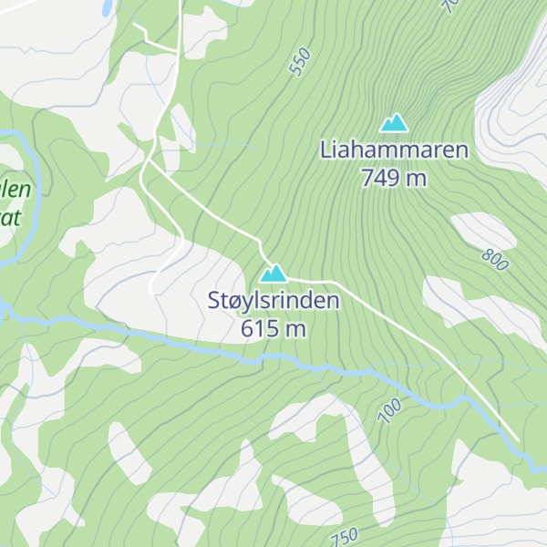 Map of Støylsrinden
