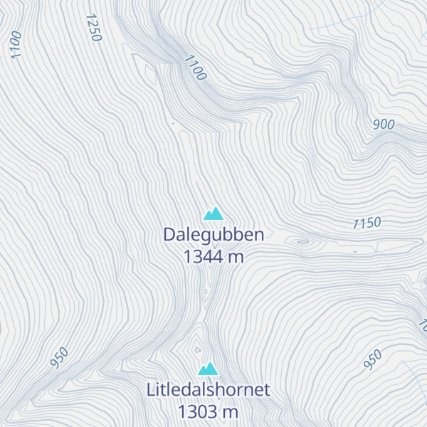 Map of Dalegubben