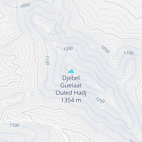 Map of Djebel Guelaat Ouled Hadj
