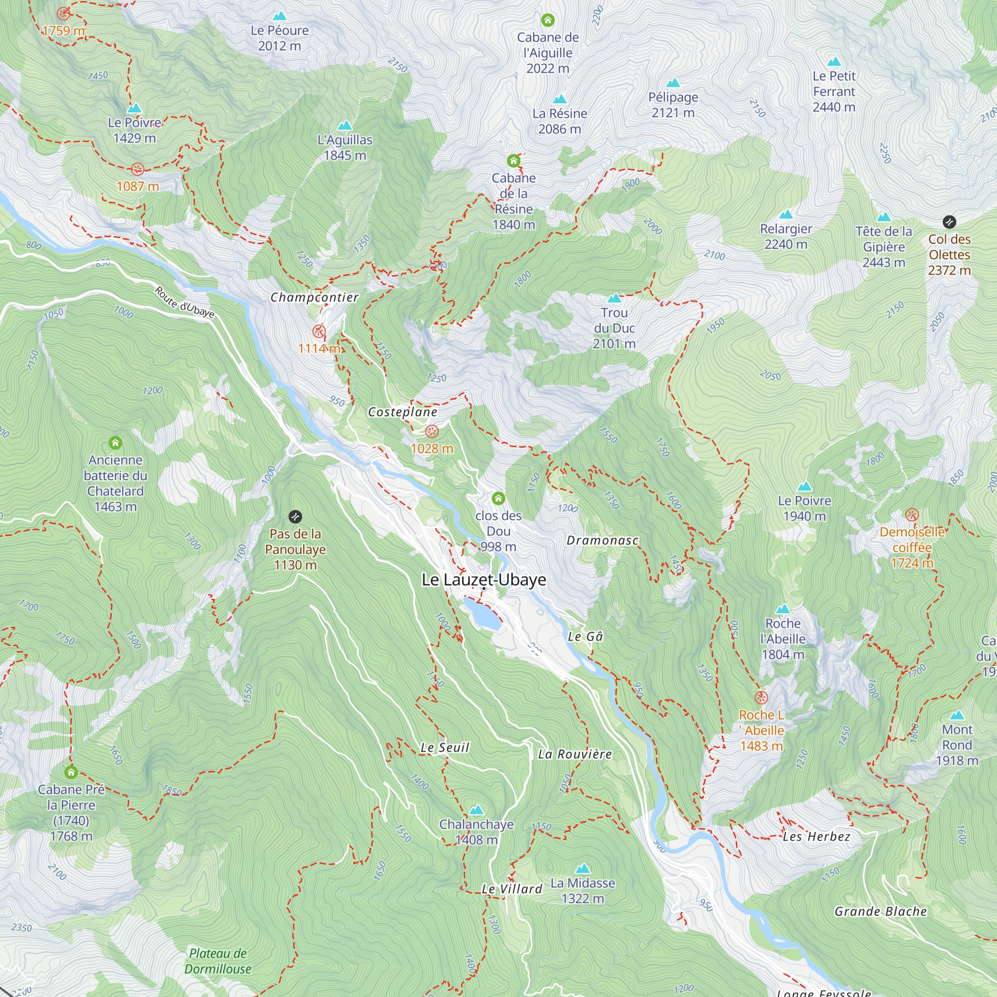 clos des Dou map