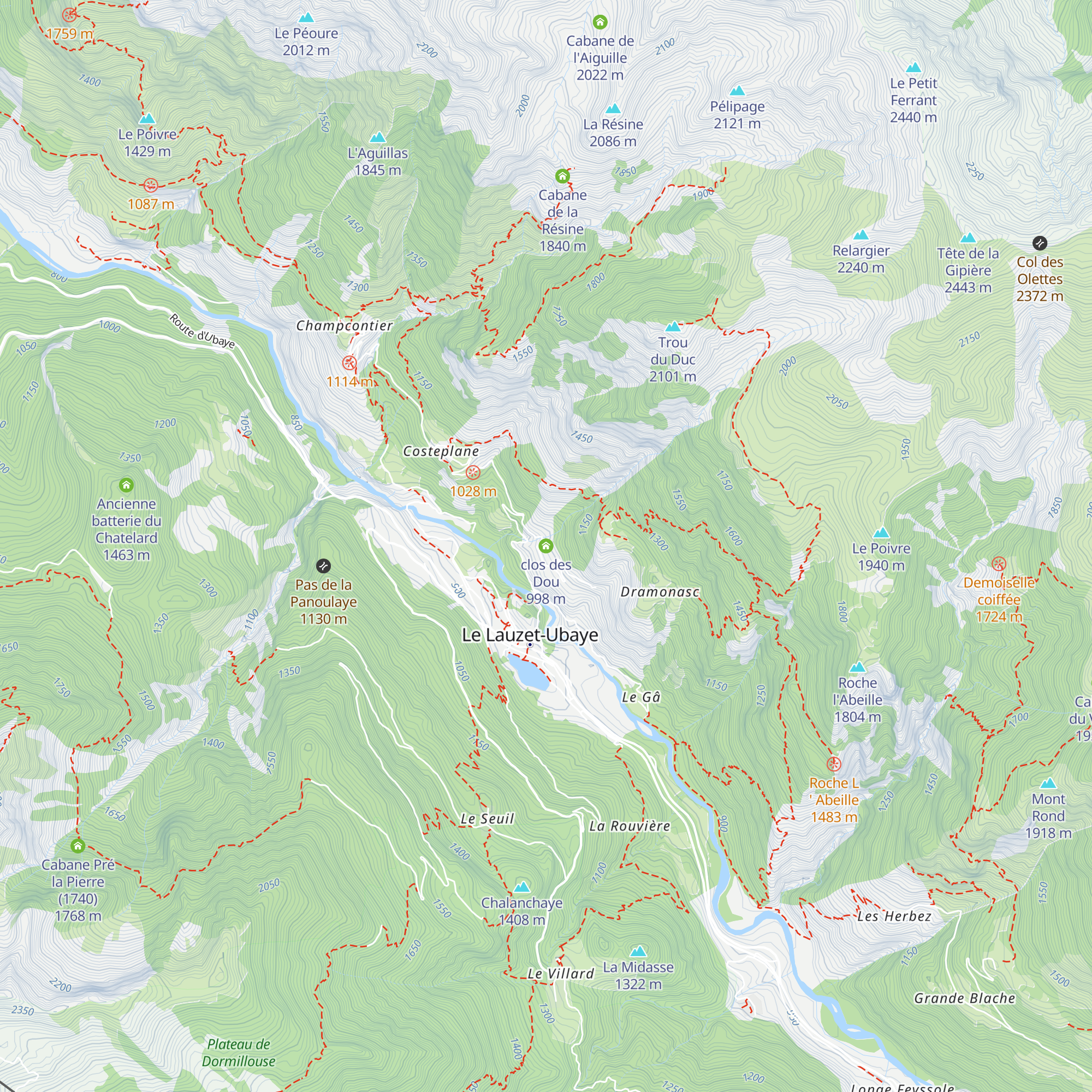 clos des Dou map
