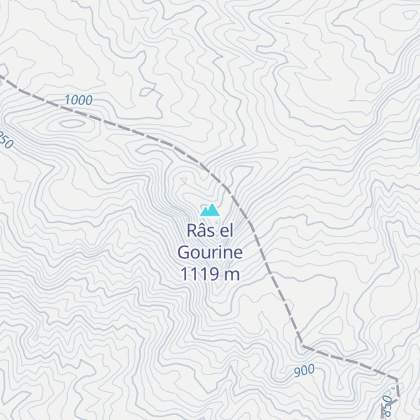 Map of Râs el Gourine