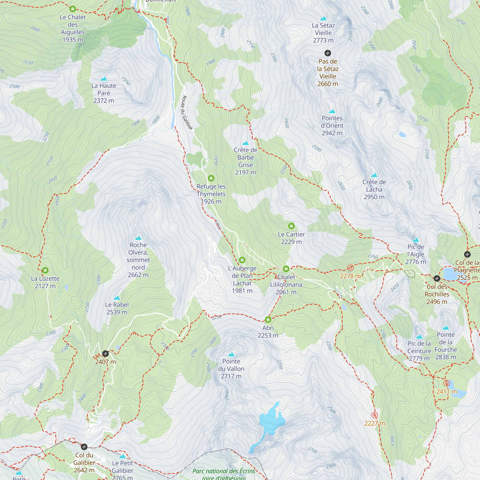 Chez Pignotin map