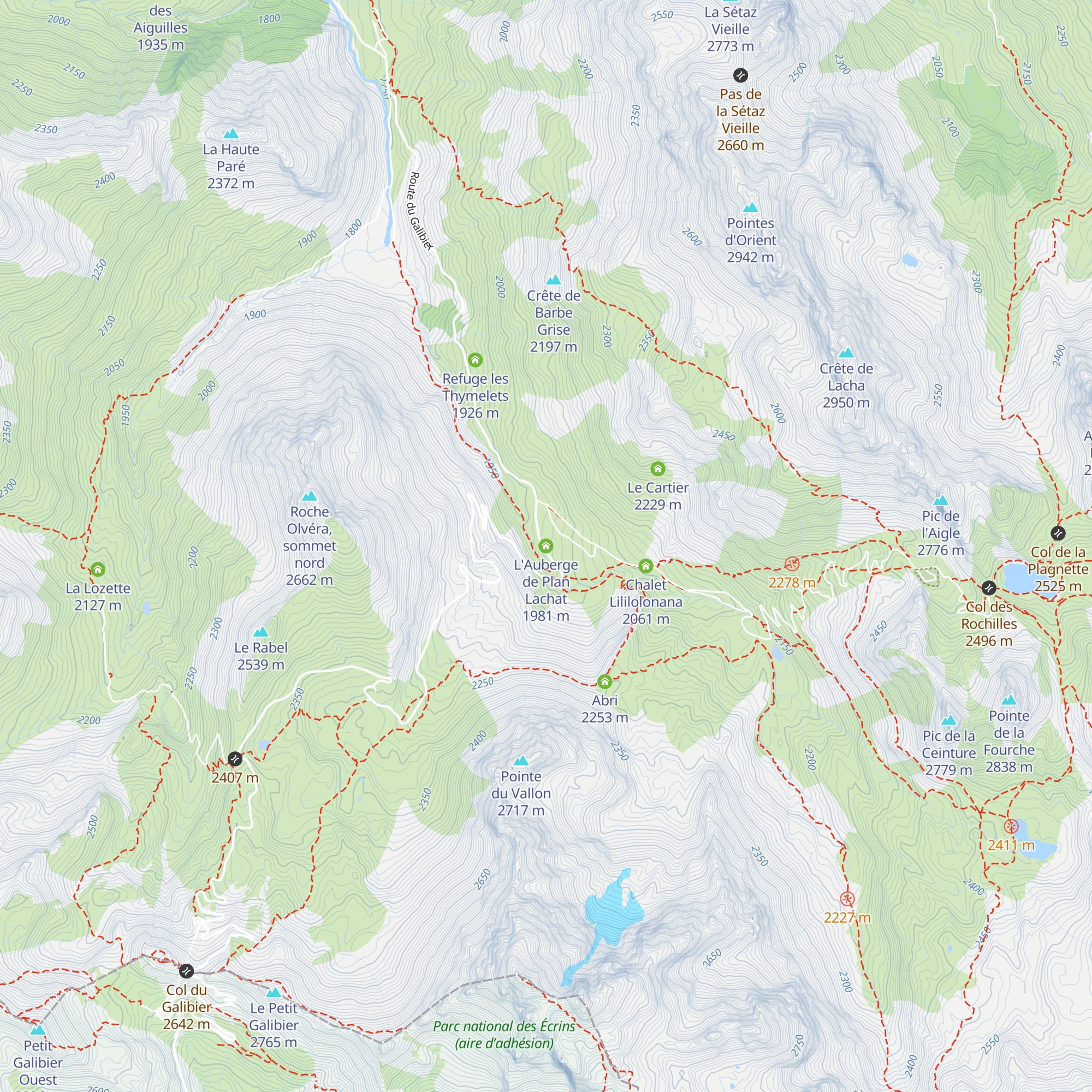 L'Auberge de Plan Lachat map