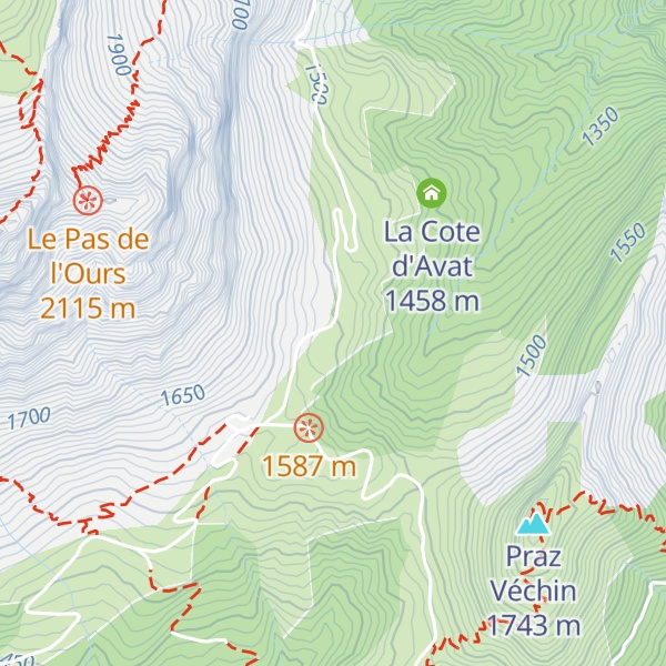 Map of Les Regottes