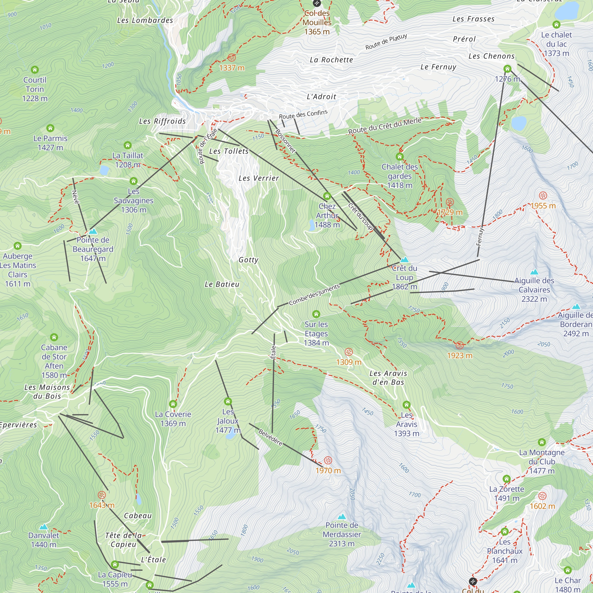 La Praise map