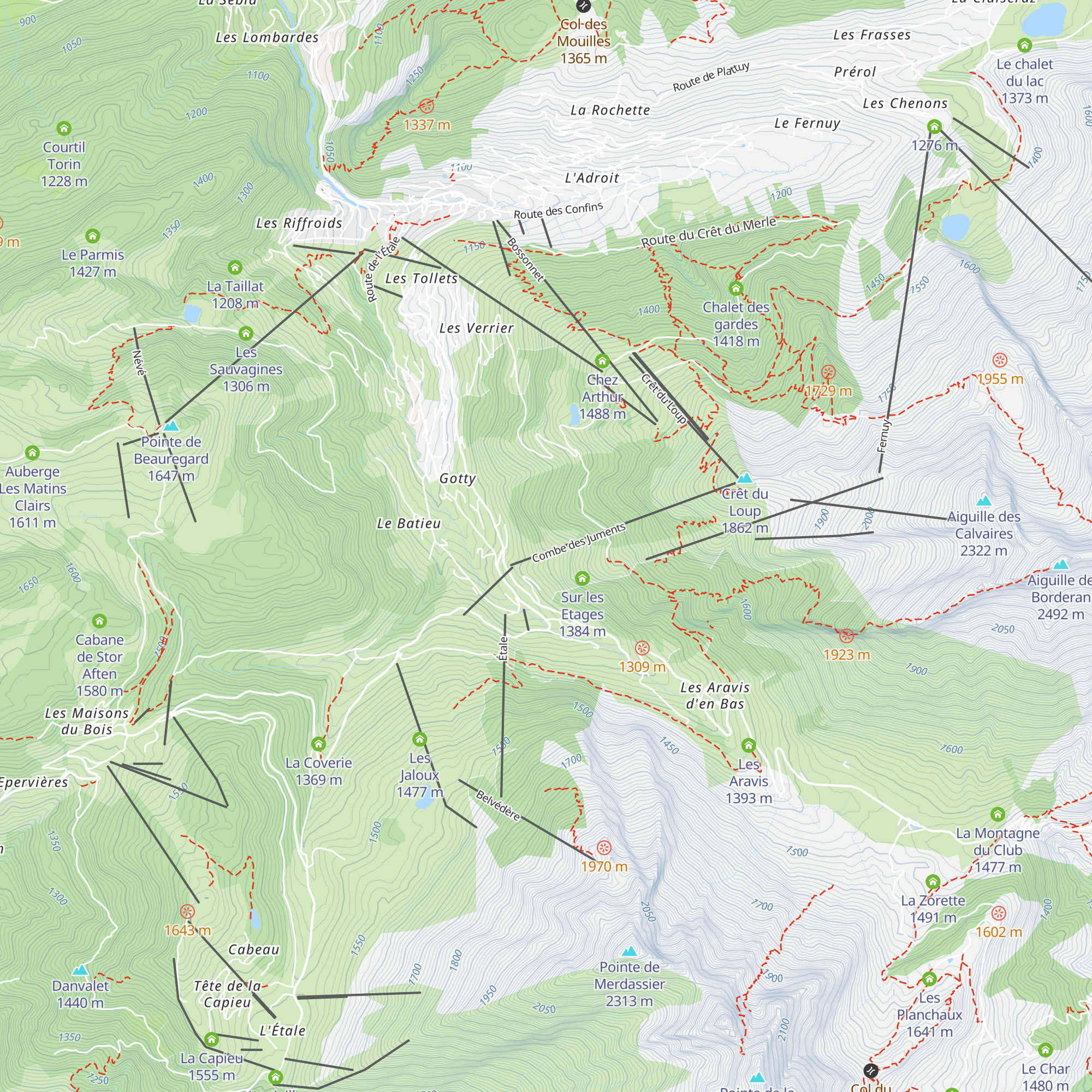La Praise map