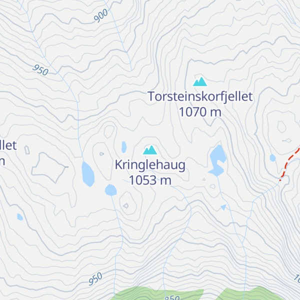 Map of Kringlehaug