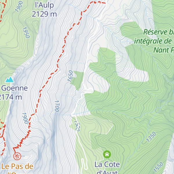 Map of Les Chappes