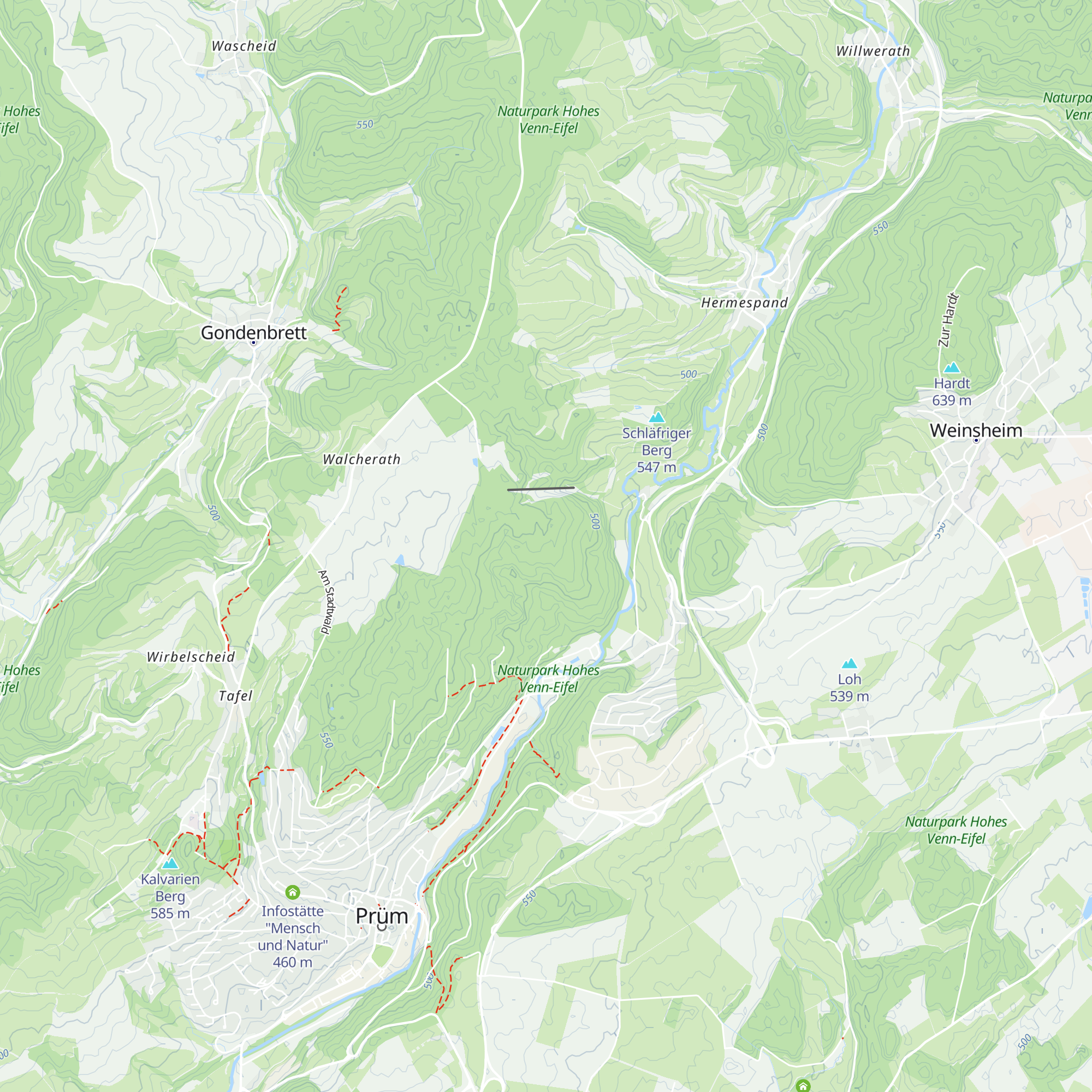 Clemens Hosius Hütte map