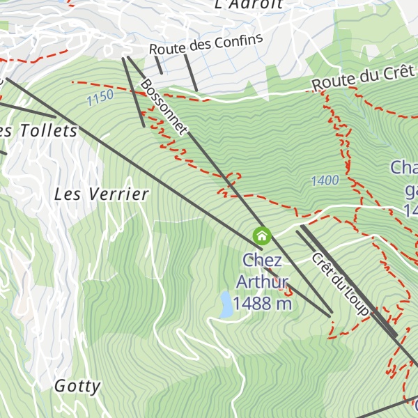 Map of Le Bercail