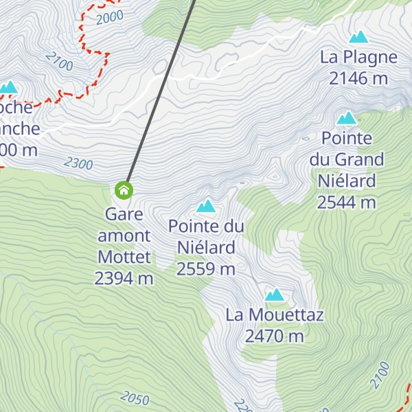 Map of Pointe du Niélard