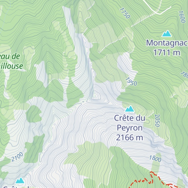 Map of Le Peyron