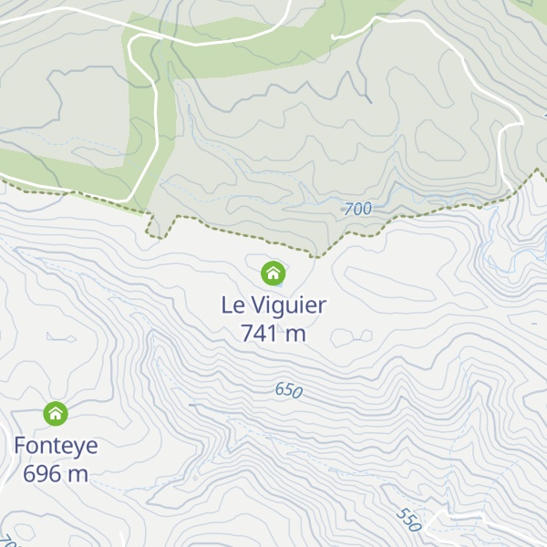 Map of Le Viguier