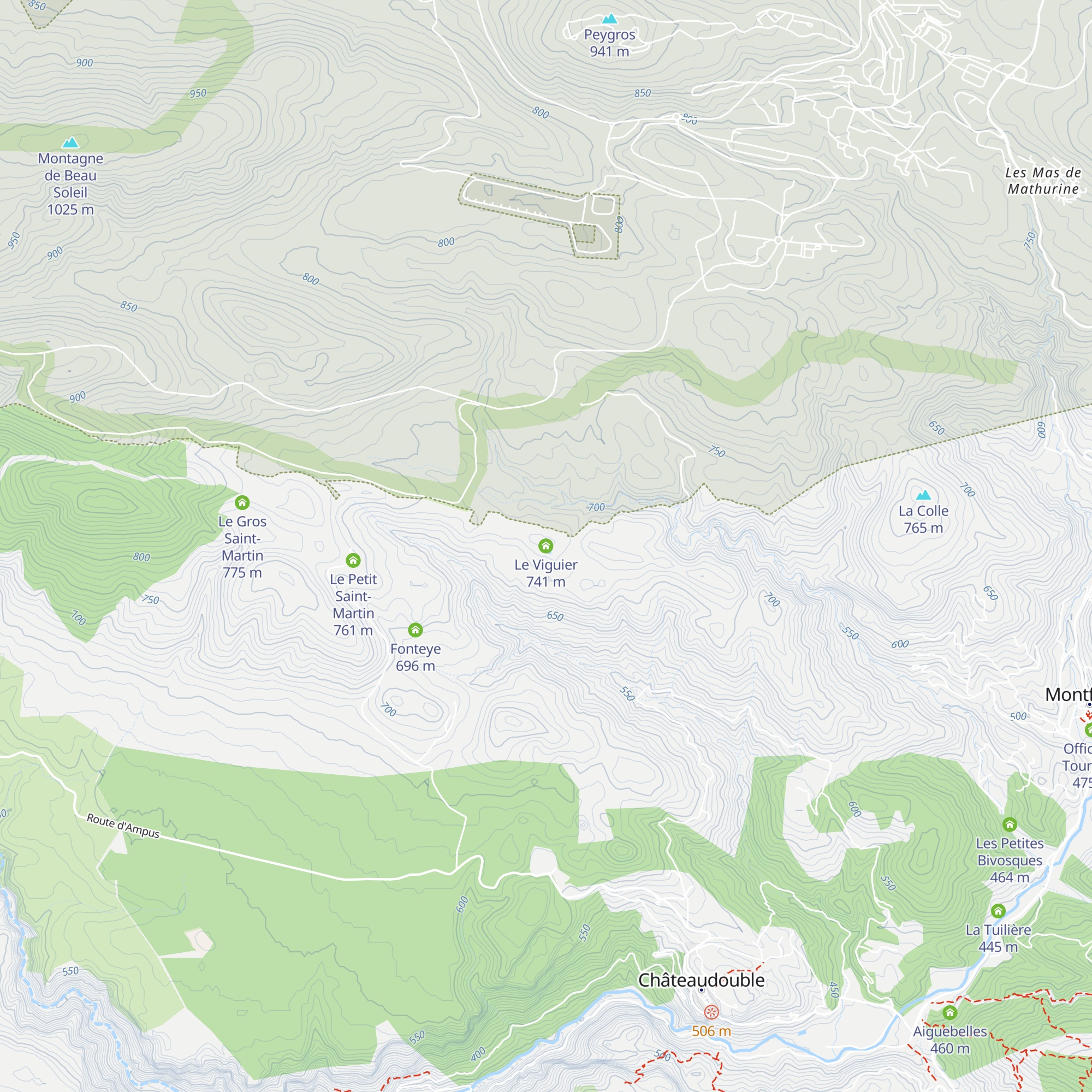 Le Viguier map