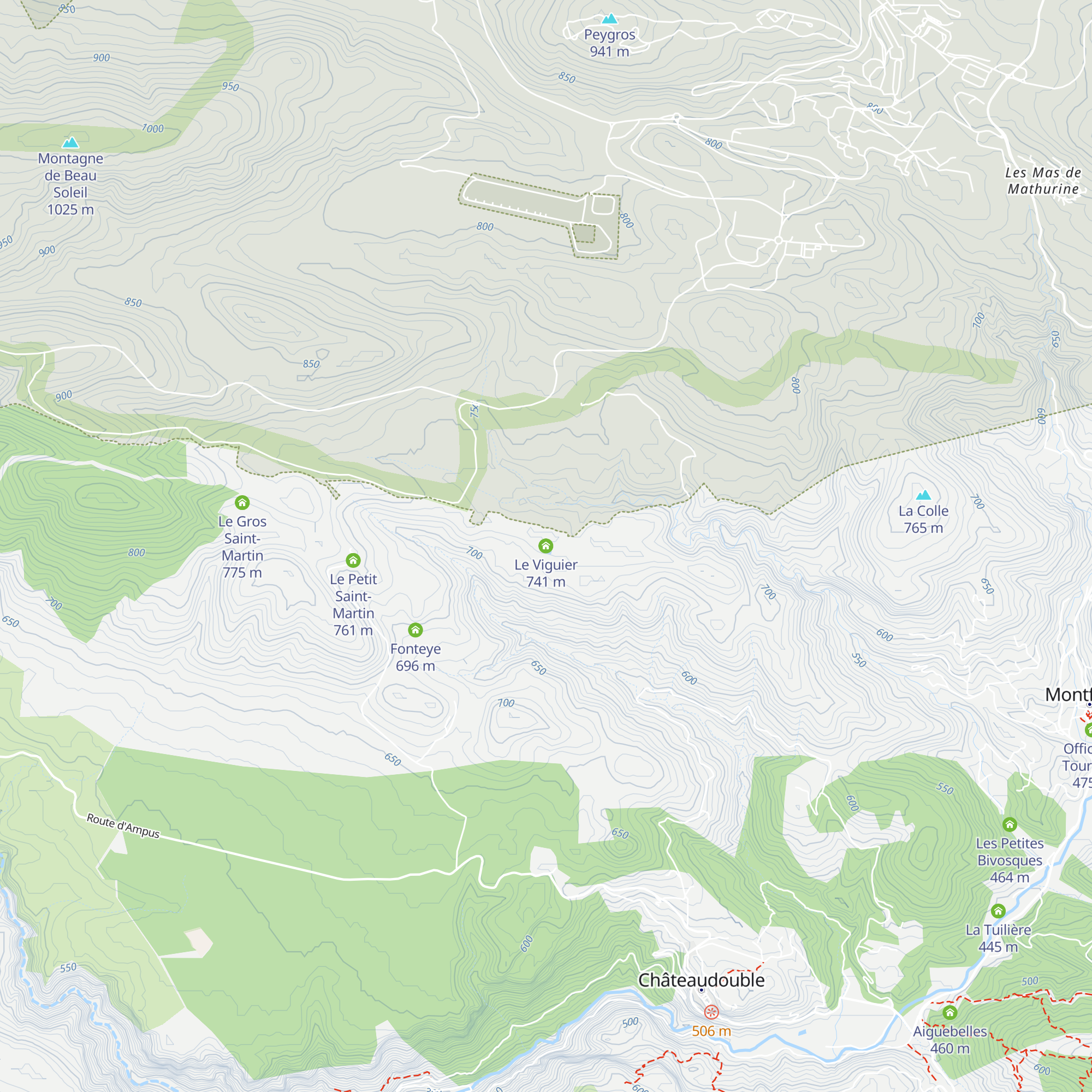 Le Viguier map