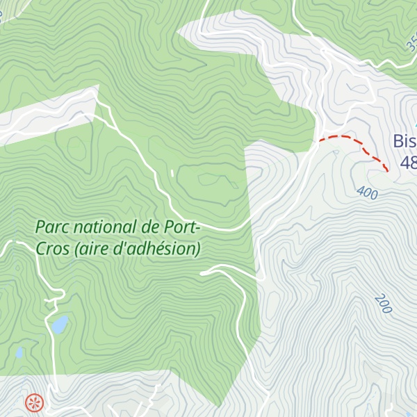 Map of La Bastide Blanche