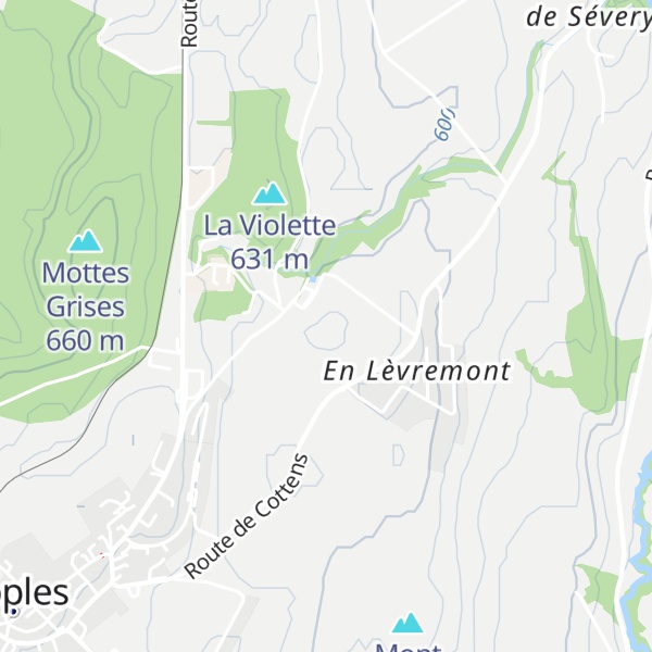 Map of Le Châtelard