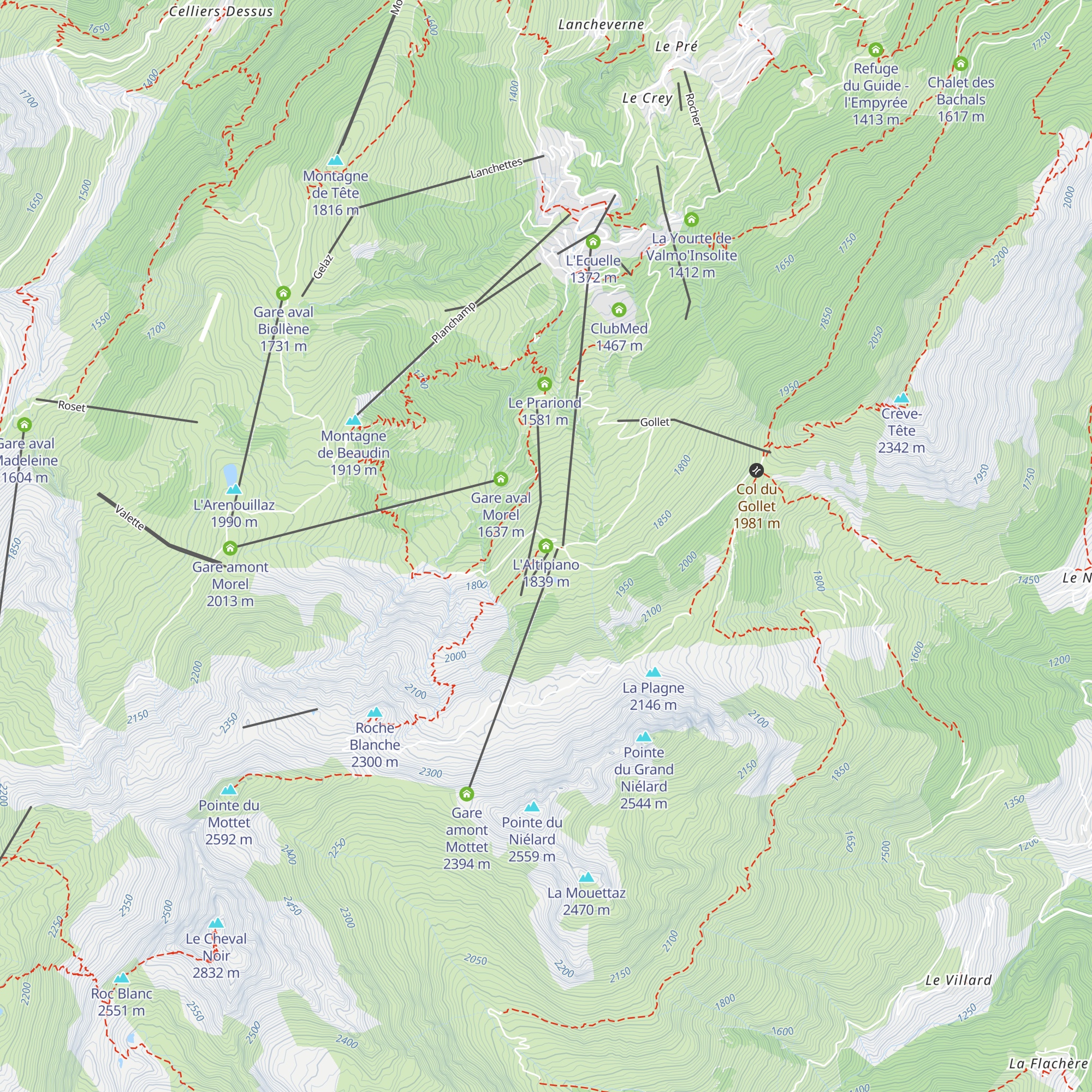 L'Altipiano map