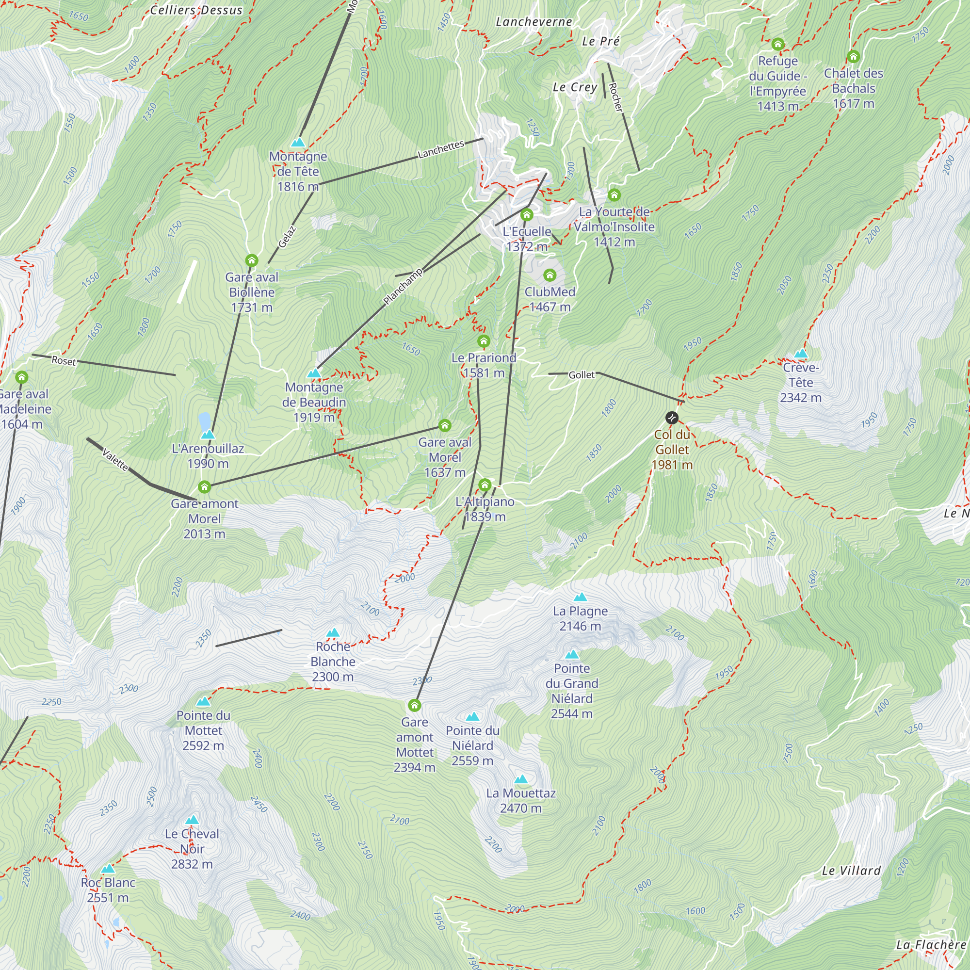 L'Altipiano map