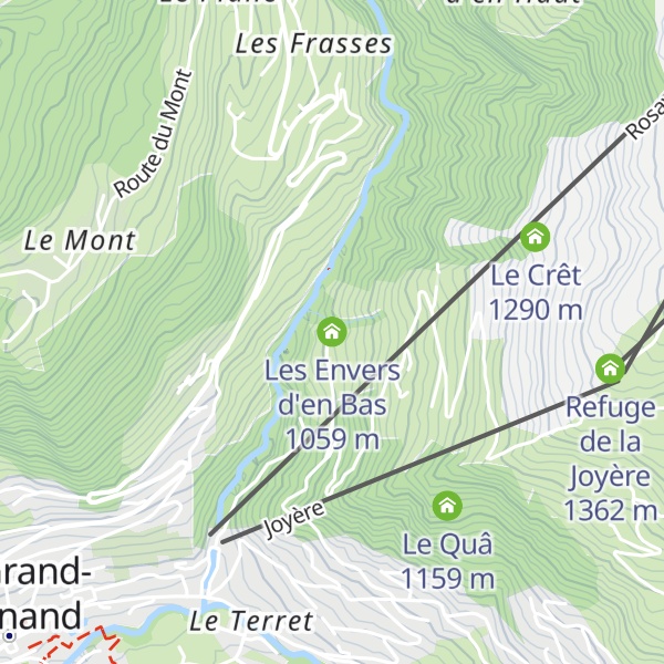Map of Les Envers d'en Bas