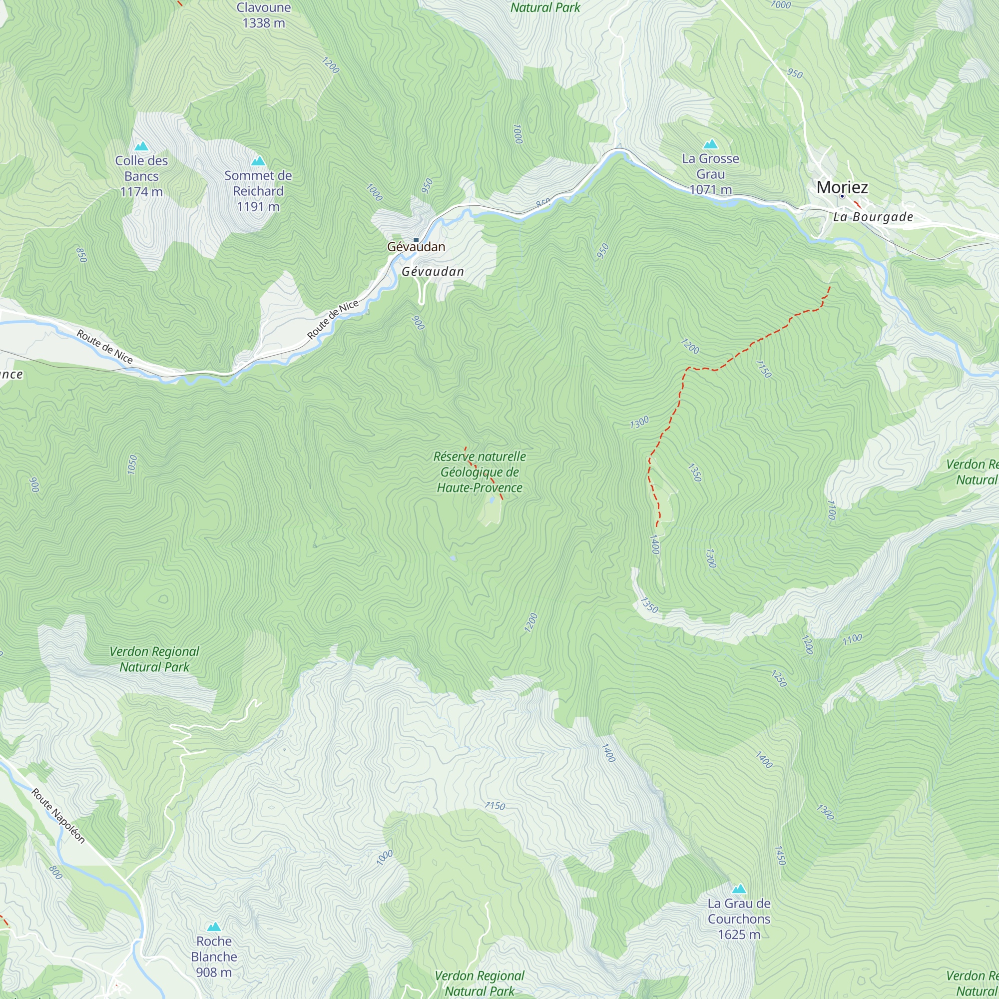 Refuges des Aubarets map