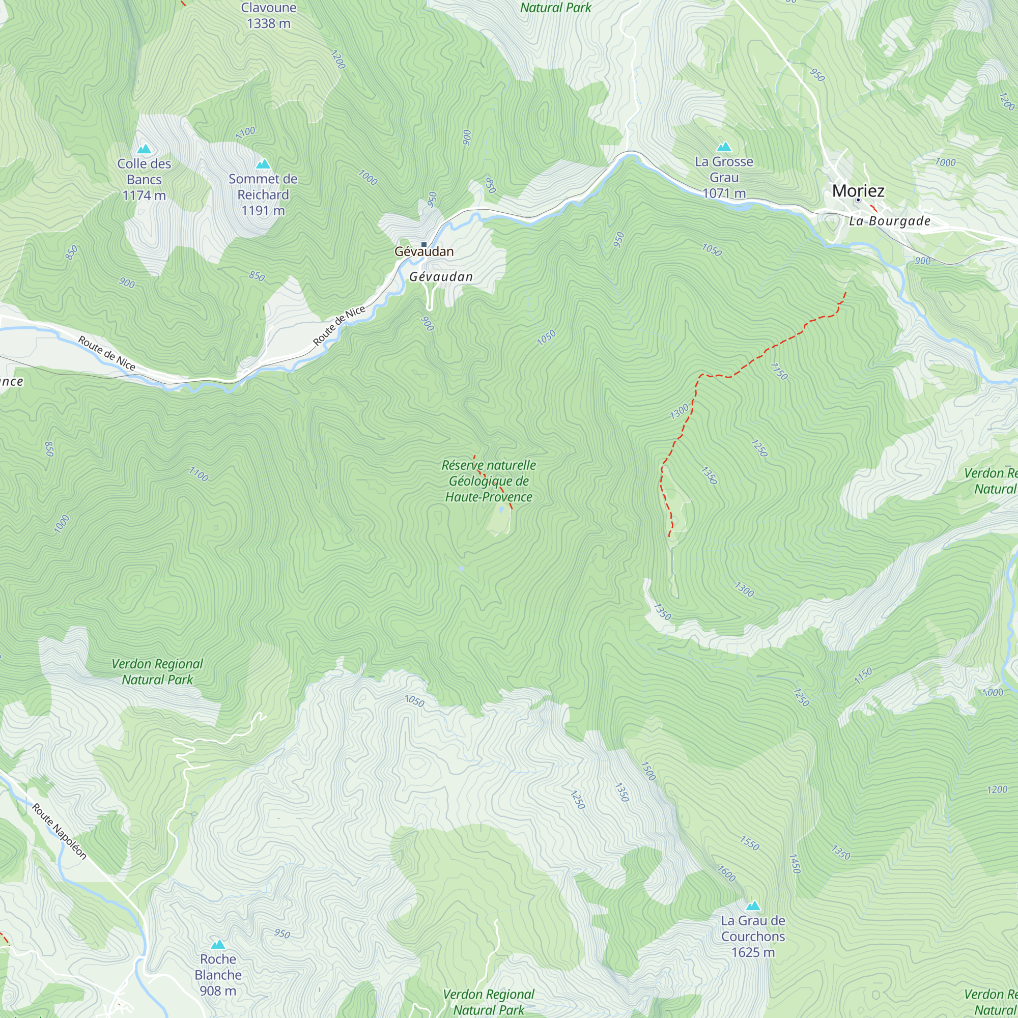 Refuges des Aubarets map