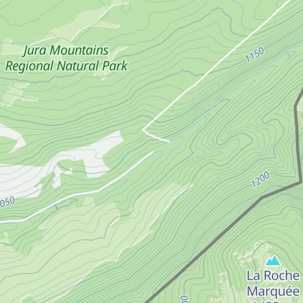 Map of Refuge de la Queue