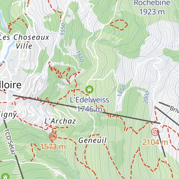 Map of L'Edelweiss