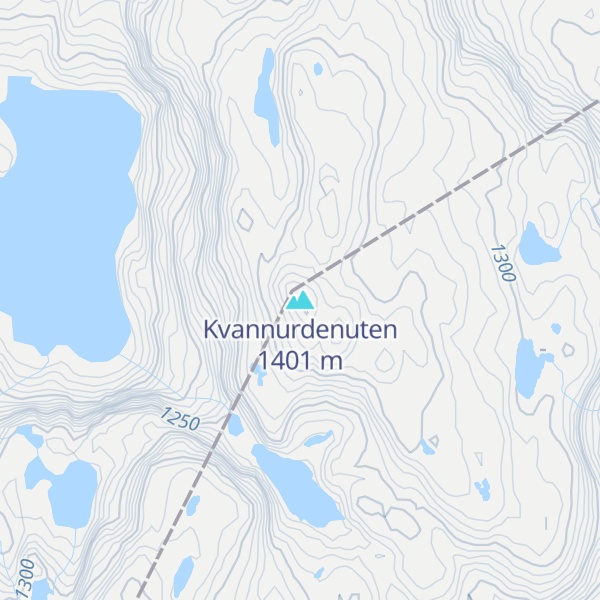 Map of Kvannurdenuten