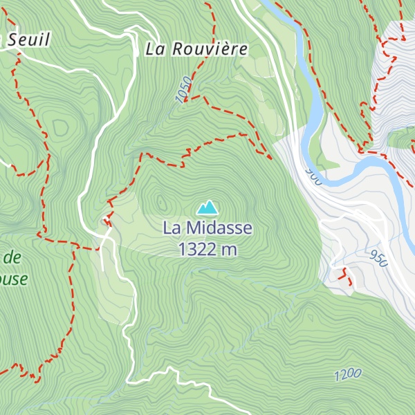 Map of La Midasse